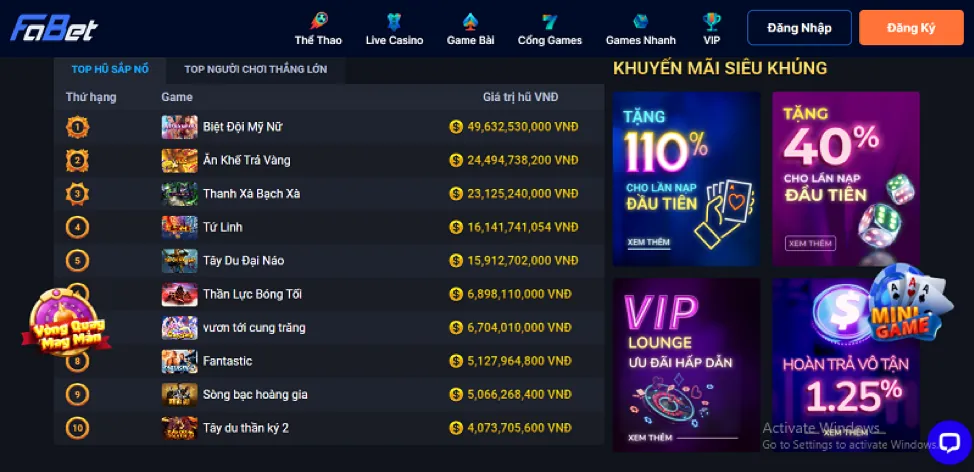 Tổng quan trò chơi bắn cá xbet nổ hũ